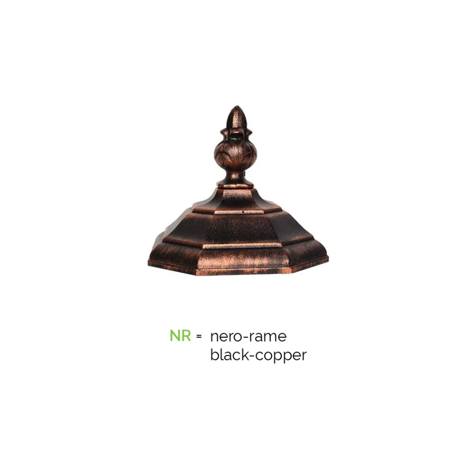 Lampe im Vintage-Stil aus Aluminiumdruckguss, hergestellt in Italien – Leona Viadurini