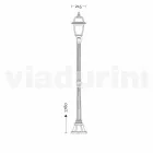 Straßenlaterne für klassisches Outdoor made in Italy, Kristel Viadurini