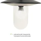 Straßenlampe im Vintage-Stil mit 3 Lichtern aus Aluminium, hergestellt in Italien – Belen Viadurini