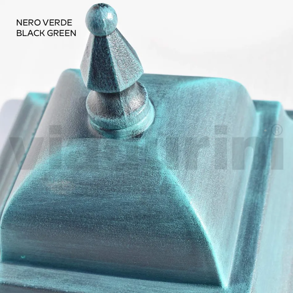 Außenlaterne aus Glas und Aluminium in 5 verschiedenen Ausführungen - Alchemist Viadurini