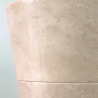 Igor Handbemaltes, glänzend weißes, konisches Standwaschbecken Viadurini