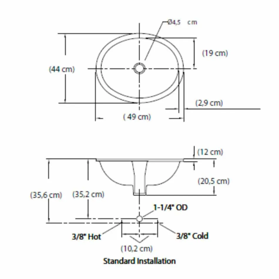 Einbauwaschbecken im Barock-Design aus Schamott, hergestellt in Italien, Ägäis Viadurini