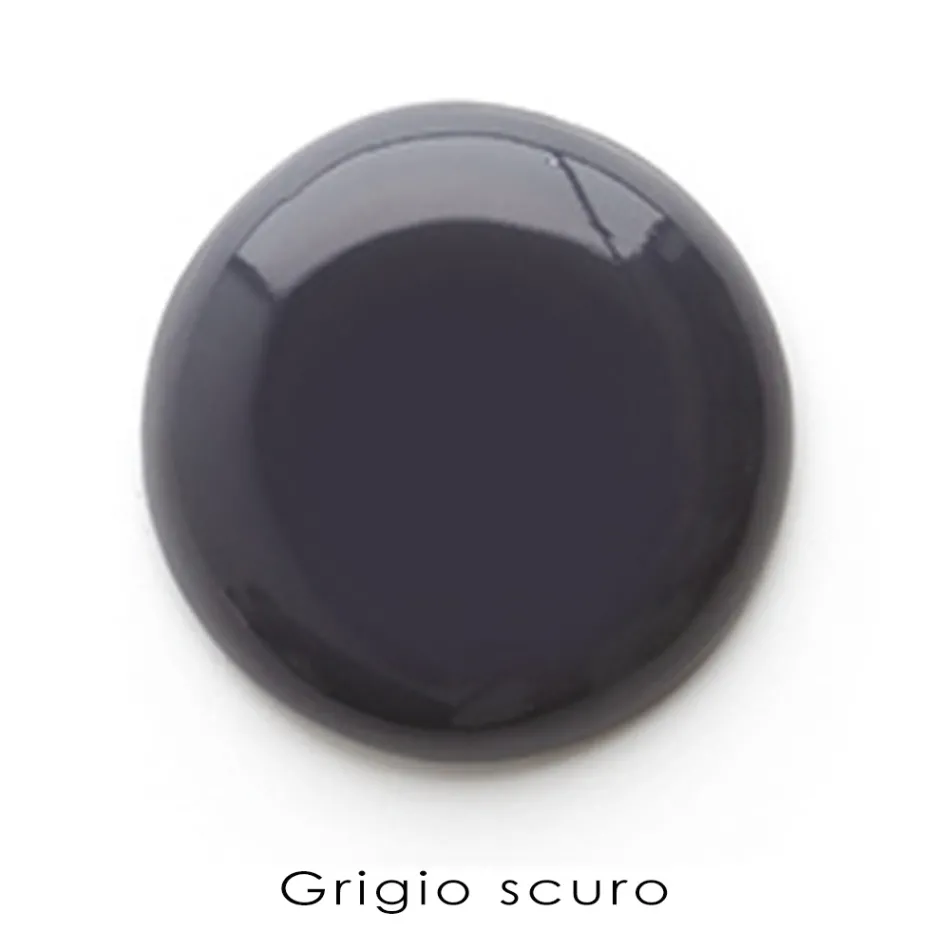 Hängendes Badezimmer-Waschbecken aus weißer und farbiger Keramik 42 cm - Meridiano Viadurini