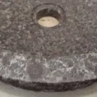 Levi graues Naturstein Aufsatzwaschbecken, modernes Design Viadurini