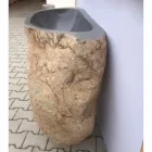 Design Waschbecken im Naturstein Meer, Einzelstück Viadurini