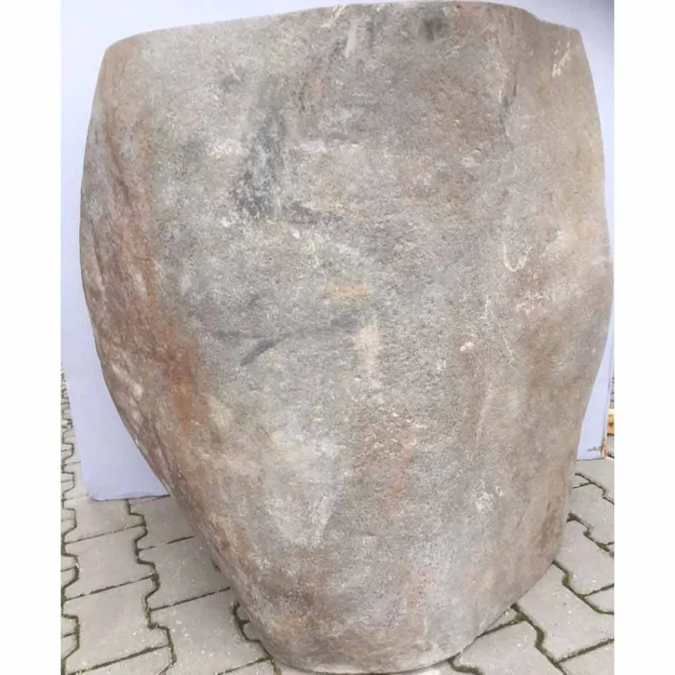 Design Waschbecken im Naturstein Meer, Einzelstück Viadurini