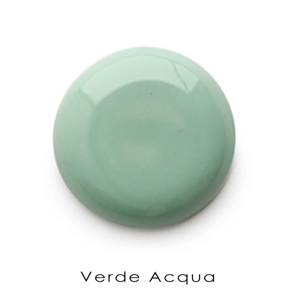 Wandhängendes Badezimmer-Waschbecken aus farbiger Keramik Modernes Design 26 cm - Jordan Viadurini