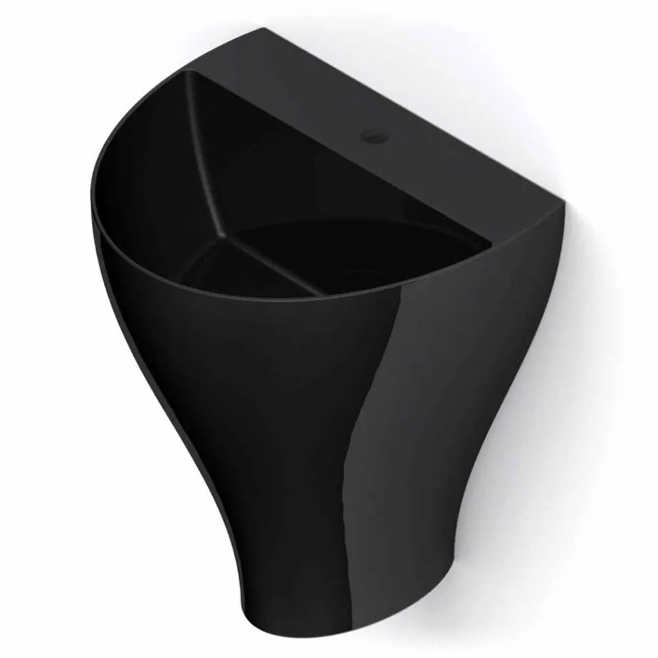 Moderne Keramik-Wandwaschbecken made in Italy, Fiorello Viadurini