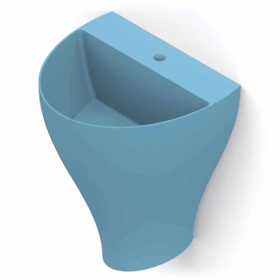 Moderne Keramik-Wandwaschbecken made in Italy, Fiorello Viadurini