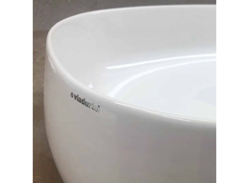 Domenico Ceramic Countertop Bowl Waschbecken Made in Italy Viadurini