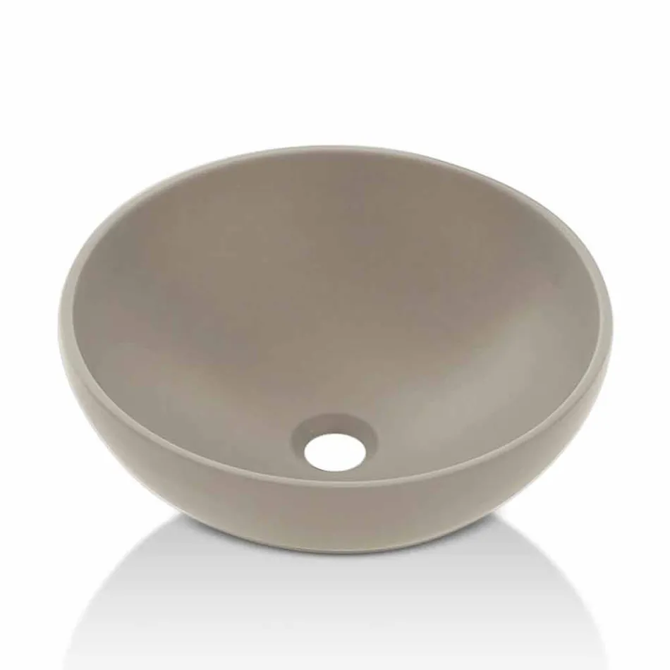 Modernes Design Harz Aufsatzwaschbecken Made in Italy - Cavan Viadurini