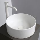 Modernes rundes Aufsatzwaschbecken aus Keramik Made in Italy - Rotolino Viadurini