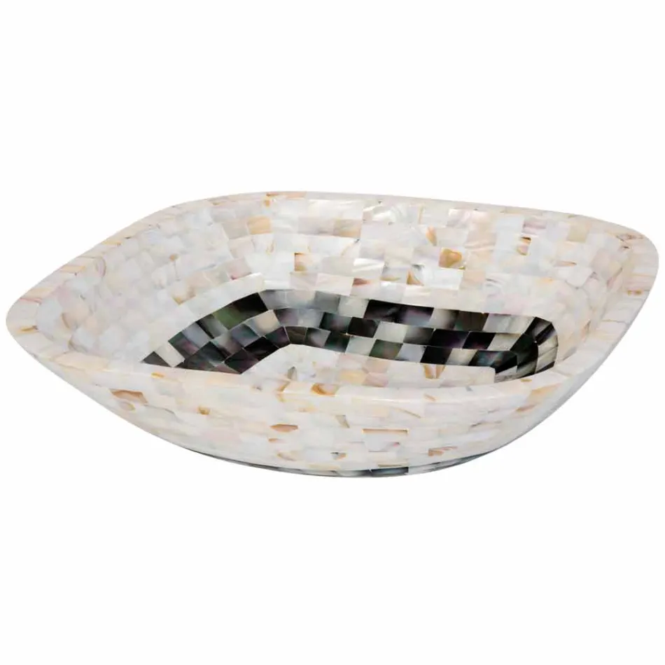 Aufsatzwaschtisch mit Einsätzen in Bea-Schalen, Unikat Viadurini