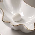 Countertop Design Keramik Weißgold Waschbecken in Italien Rayan gemacht Viadurini