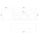 Aufsatzwaschbecken in modernem Design Brill Made in Italy Viadurini