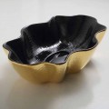 Aufsatzwaschbecken,schwarze goldfarbene Keramik Design made Italy Cubo
