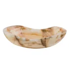 Design-Aufsatzwaschbecken aus Lana-Onyxstein, handgefertigt Viadurini
