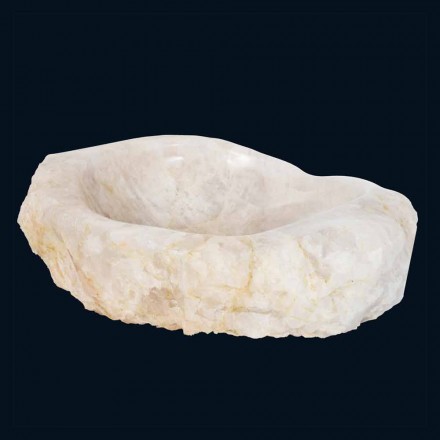 Design Waschbecken aus handgefertigtem Iva Quarzkristall Viadurini