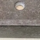 Jeff Einteiliger Designwaschtisch aus Naturstein Viadurini