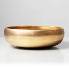 Handgedrehtes Raku-Ton-Waschbecken für die Arbeitsplatte aus Metall - Prisma Viadurini