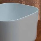 Keramik-Aufsatzwaschbecken aus Keramik im modernen Design Star Rectangular 50x40cm Viadurini