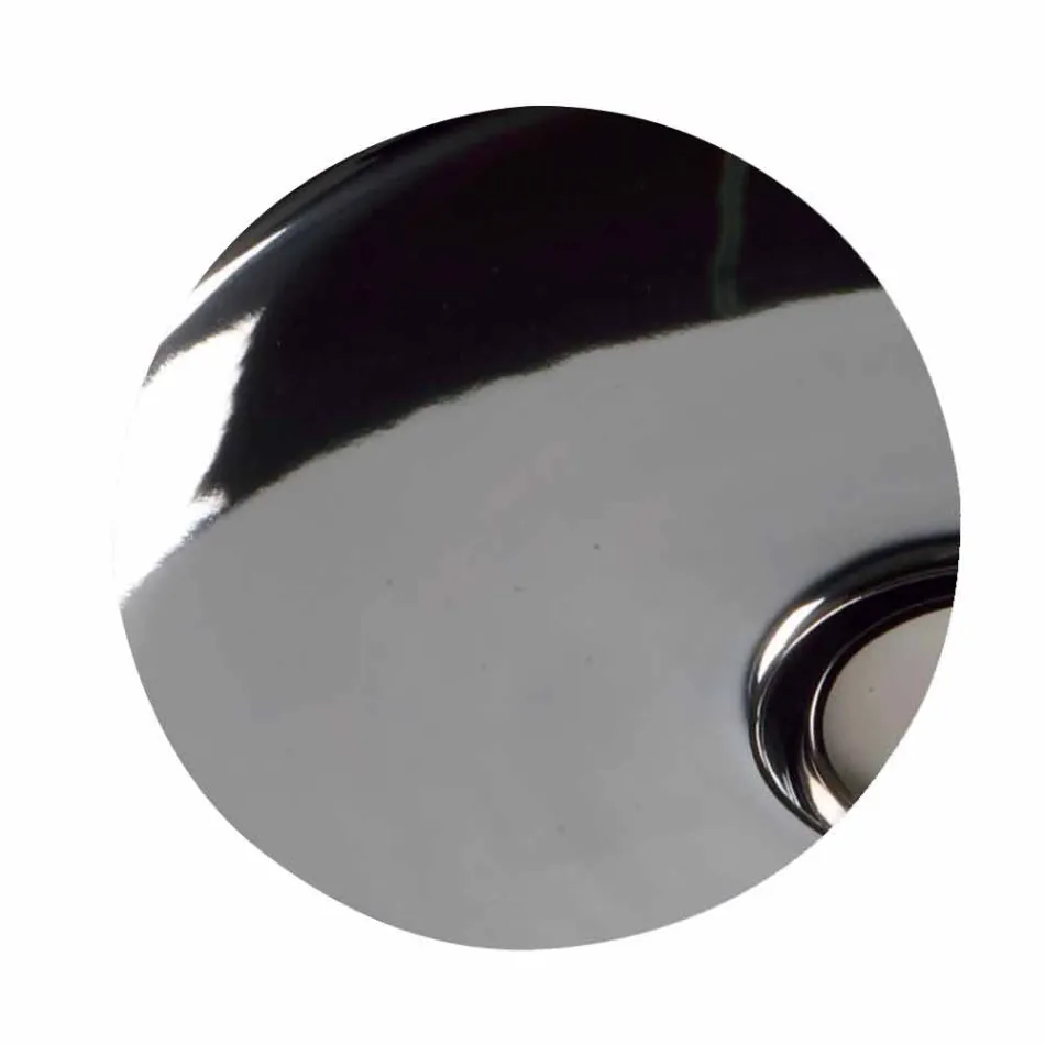 Modernes Design-Arbeitsplatte aus Keramik Waschbecken Star Square 40x40 cm Viadurini