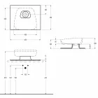 Modernes Aufsatzwaschbecken aus Keramik made in Italy, Reale Viadurini