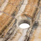 Von Hand gefertigtes Aufsatzwaschbecken aus Flussstein, Palata Viadurini