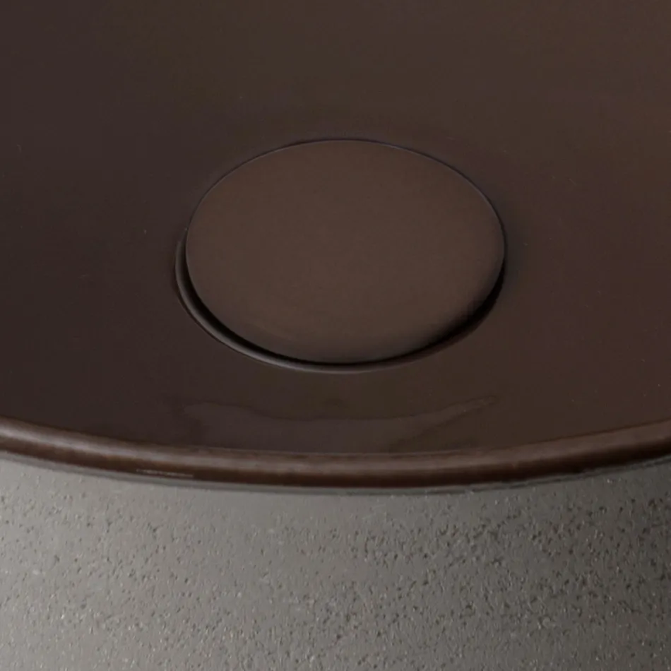 Aufsatzwaschbecken aus Naturerde in verschiedenen Ausführungen – Balance Viadurini