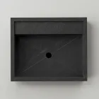 Rechteckiges Aufsatzwaschbecken aus Feinsteinzeug Made in Italy - Cervia Viadurini