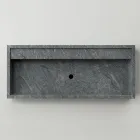 Rechteckiges Aufsatzwaschbecken aus Feinsteinzeug Made in Italy - Cervia Viadurini