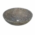 Arbeitsplatte Unterstützung Tondo in Anthrazit Moyo Viadurini