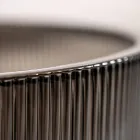 Rundes Aufsatzwaschbecken aus venezianischem Plissè-Glas, hergestellt in Italien – Zirkon Viadurini