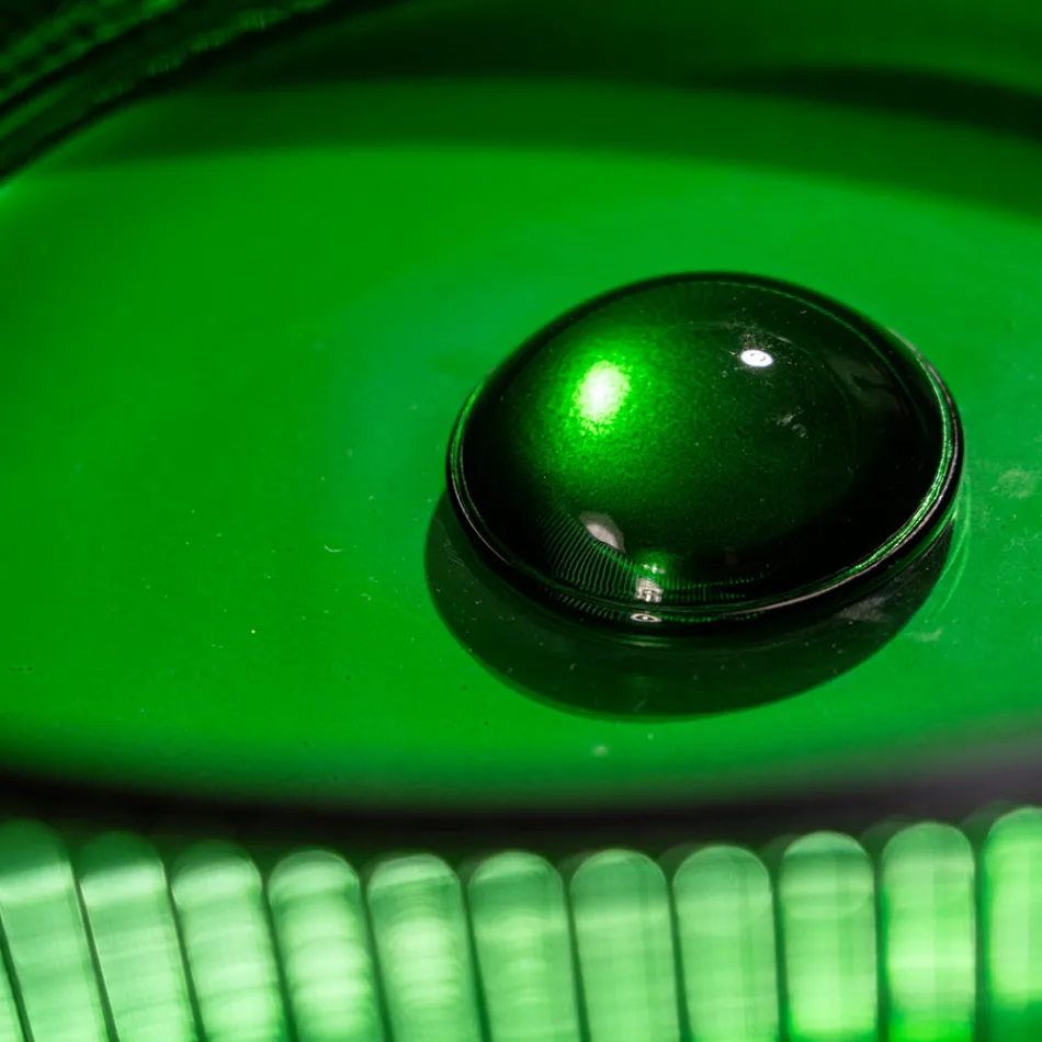 Rundes Aufsatzwaschbecken aus venezianischem Plissè-Glas, hergestellt in Italien – Zirkon Viadurini