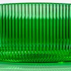 Rundes Aufsatzwaschbecken aus venezianischem Plissè-Glas, hergestellt in Italien – Zirkon Viadurini