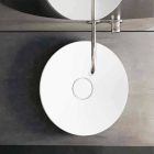 Freistehendes rundes Design-Waschbecken made in Italy Crema Viadurini