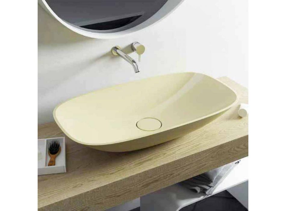 Freistehendes Waschbecken im modernen Design, hergestellt in Italy Taormina Big Viadurini