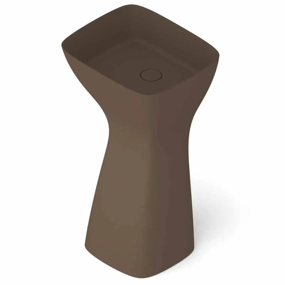 Freistehendes modernes Keramikwaschbecken made in Italy, Firmino Viadurini