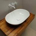 Modernes Design Aufsatzwaschbecken aus Keramik made in Italy