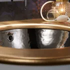 Einbauwaschbecken aus Schamotteton in 3 Ausführungen, hergestellt in Italien – Erioli Viadurini