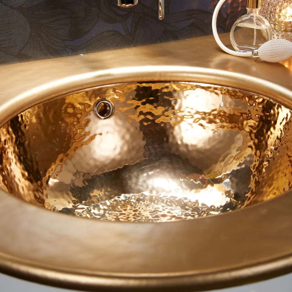 Einbauwaschbecken aus Schamotteton in 3 Ausführungen, hergestellt in Italien – Erioli Viadurini