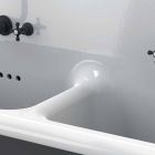 Moderne Waschbecken Wand Doppelschale in Keramik-Design Jack Viadurini