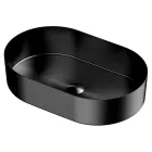 Ovales Aufsatzwaschbecken aus Edelstahl in verschiedenen Ausführungen – Anemone Viadurini