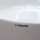 Rechteckige Aufsatzwaschbecken L 50 cm in Keramik Made in Italy - Rotolino Viadurini