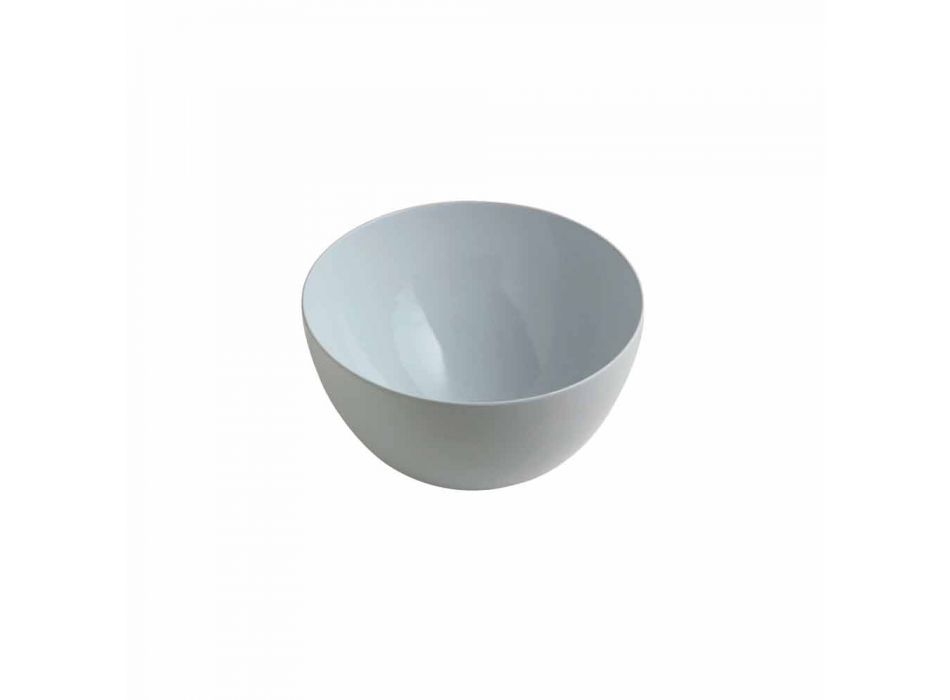 Rundwaschbecken in weißer oder farbiger Star Round50 Keramik Viadurini