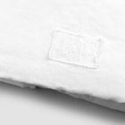 Luxuriöses Spannbettlaken für Doppelbetten aus weißem Leinen, hergestellt in Italien – Fiumano Viadurini