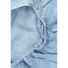 Spannbettlaken für Doppelbett, luxuriöses farbiges Leinen, hergestellt in Italien – Fiumano Viadurini