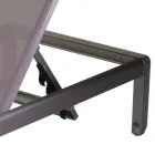 Outdoor-Liege aus eloxiertem Aluminium und Textilene - Block Viadurini
