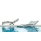 Sonnenliege für den Außenbereich aus Polyethylen in verschiedenen Farben - Bollo Viadurini