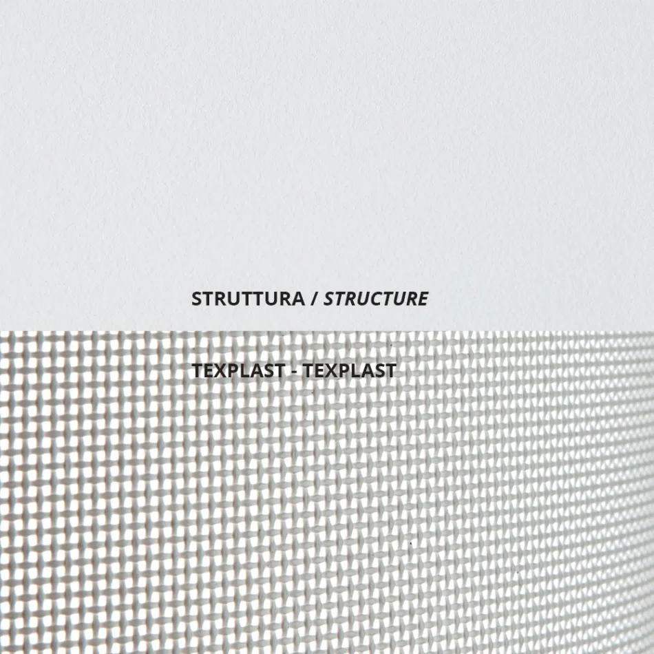 Stapelbares Gartenbett aus Stahl Made in Italy 2 Stück - Arwen Viadurini